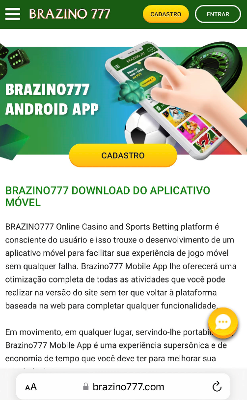 Aplicativo (APK) Brazino 777